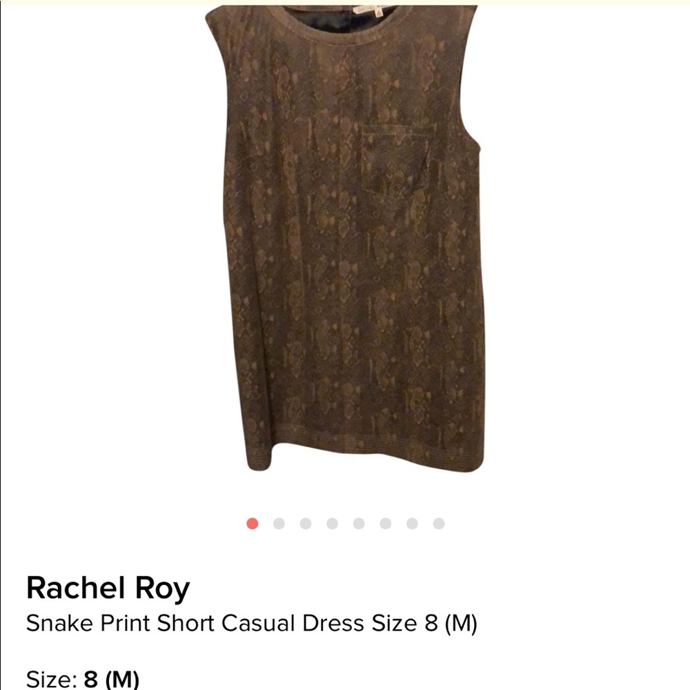 Rachel Roy Leather-like Dress